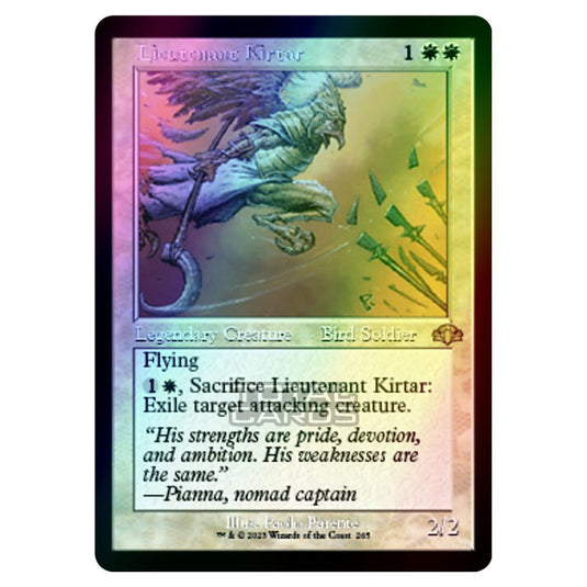 Magic The Gathering - Dominaria Remastered - Lieutenant Kirtar (Retro Frame) - 265/261 (Foil)