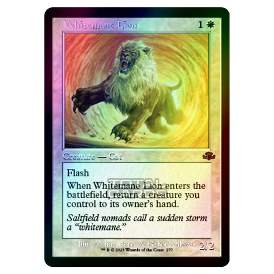 Magic The Gathering - Dominaria Remastered - Whitemane Lion (Retro Frame) - 277/261 (Foil)