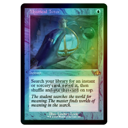 Magic The Gathering - Dominaria Remastered - Mystical Tutor (Retro Frame) - 289/261 (Foil)