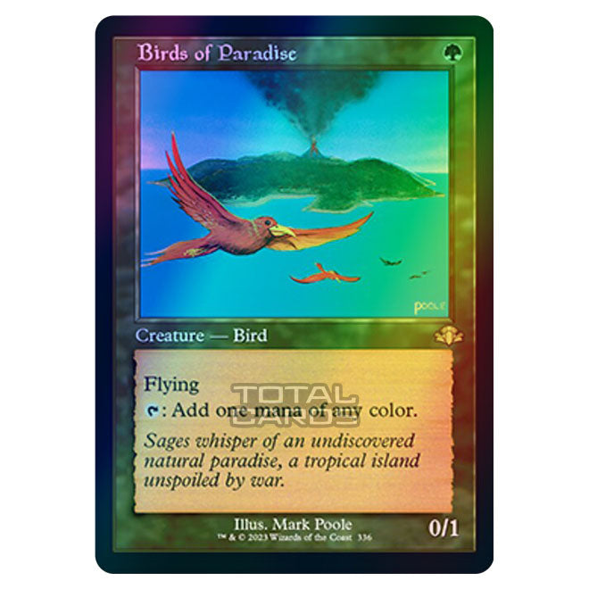 Magic The Gathering - Dominaria Remastered - Birds of Paradise (Retro Magic The Gathering - Dominaria Remastered - Birds of Paradise (Retro