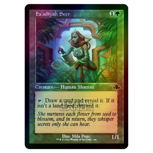Magic The Gathering - Dominaria Remastered - Fa'adiyah Seer (Retro Frame) - 340/261 (Foil)