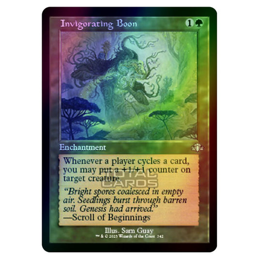 Magic The Gathering - Dominaria Remastered - Invigorating Boon (Retro Frame) - 342/261 (Foil)