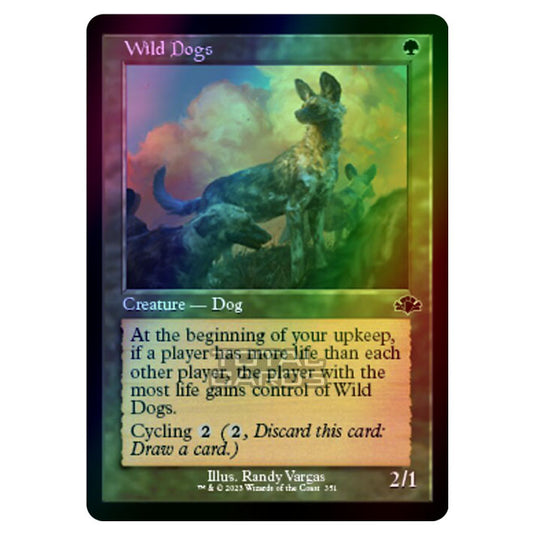 Magic The Gathering - Dominaria Remastered - Wild Dogs (Retro Frame) - 351/261 (Foil)