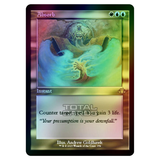 Magic The Gathering - Dominaria Remastered - Absorb (Retro Frame) - 354/261 (Foil)