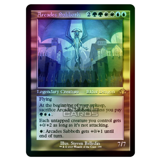 Magic The Gathering - Dominaria Remastered - Arcades Sabboth (Retro Frame) - 355/261 (Foil)