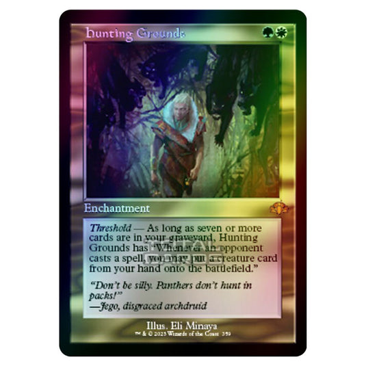 Magic The Gathering - Dominaria Remastered - Hunting Grounds (Retro Frame) - 359/261 (Foil)