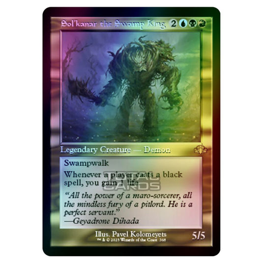 Magic The Gathering - Dominaria Remastered - Sol'kanar the Swamp King (Retro Frame) - 368/261 (Foil)