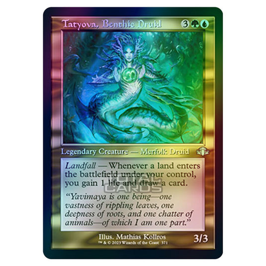 Magic The Gathering - Dominaria Remastered - Tatyova, Benthic Druid (Retro Frame) - 371/261 (Foil)