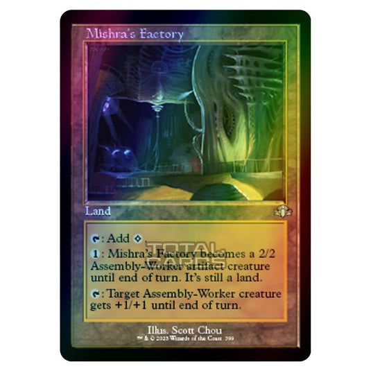 Magic The Gathering - Dominaria Remastered - Mishra's Factory (Retro Frame) - 399/261 (Foil)