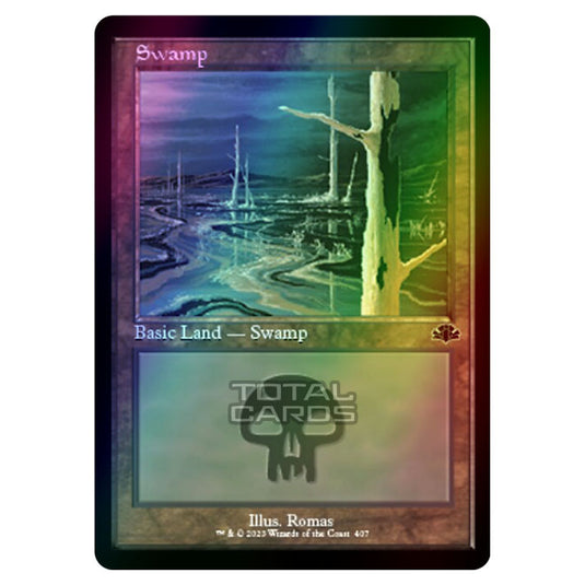 Magic The Gathering - Dominaria Remastered - Swamp (Retro Frame) - 407/261 (Foil)