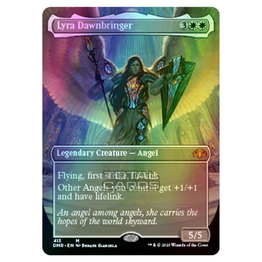 Magic The Gathering - Dominaria Remastered - Lyra Dawnbringer (Alternate-Art Borderless Card) - 413/261 (Foil)