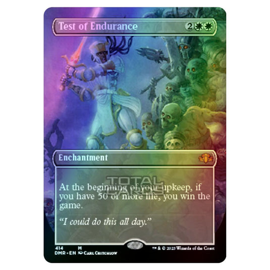 Magic The Gathering - Dominaria Remastered - Test of Endurance (Alternate-Art Borderless Card) - 414/261 (Foil)