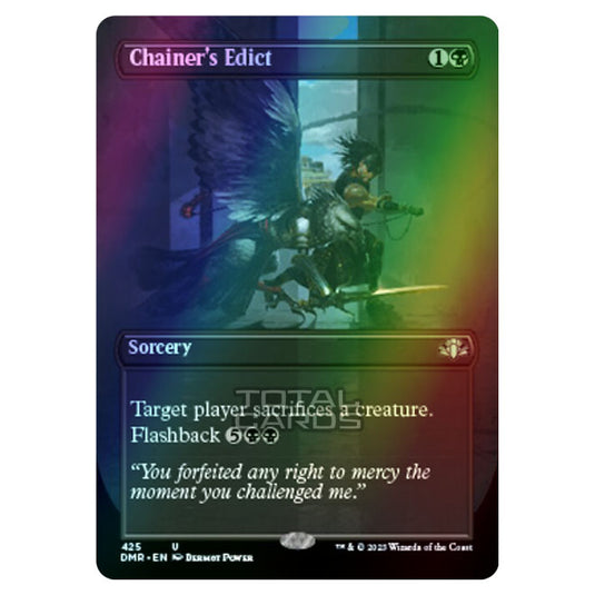 Magic The Gathering - Dominaria Remastered - Chainer's Edict (Alternate-Art Borderless Card) - 425/261 (Foil)