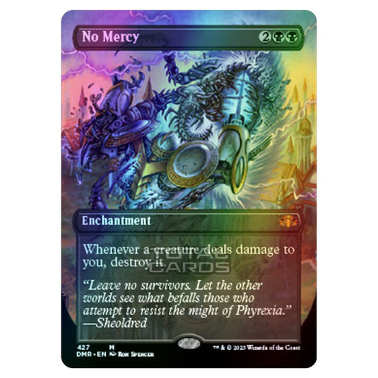 Magic The Gathering - Dominaria Remastered - No Mercy (Alternate-Art Borderless Card) - 427/261 (Foil)