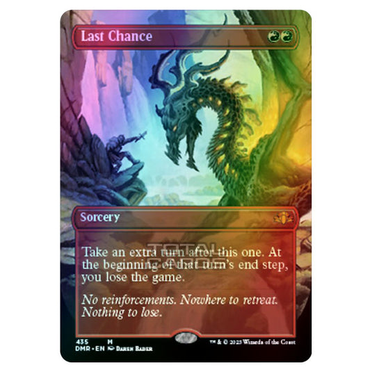 Magic The Gathering - Dominaria Remastered - Last Chance (Alternate-Art Borderless Card) - 435/261 (Foil)