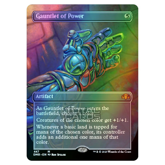 Magic The Gathering - Dominaria Remastered - Gauntlet of Power (Alternate-Art Borderless Card) - 447/261 (Foil)