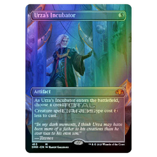 Magic The Gathering - Dominaria Remastered - Urza's Incubator (Alternate-Art Borderless Card) - 453/261 (Foil)