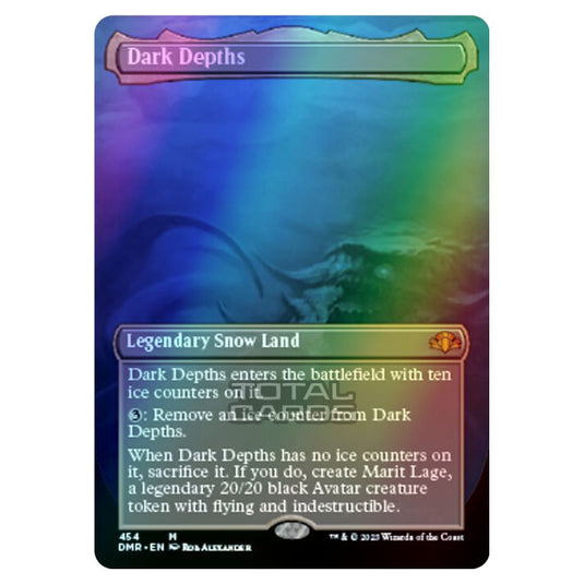Magic The Gathering - Dominaria Remastered - Dark Depths (Alternate-Art Borderless Card) - 454/261 (Foil)