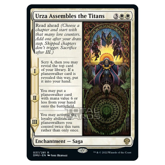 Magic The Gathering - Dominaria United - Urza Assembles the Titans - 037/281