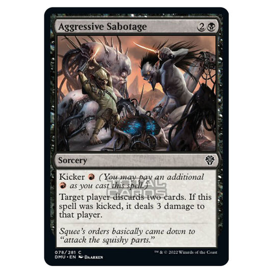 Magic The Gathering - Dominaria United - Aggressive Sabotage - 078/281