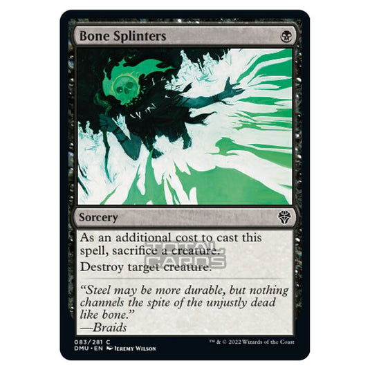 Magic The Gathering - Dominaria United - Bone Splinters - 083/281