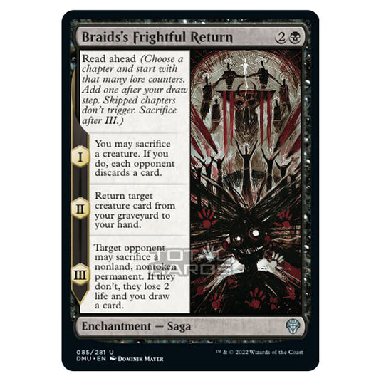Magic The Gathering - Dominaria United - Braids's Frightful Return - 085/281