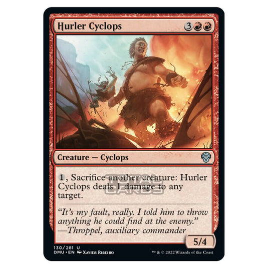 Magic The Gathering - Dominaria United - Hurler Cyclops - 130/281