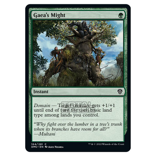 Magic The Gathering - Dominaria United - Gaea's Might - 164/281