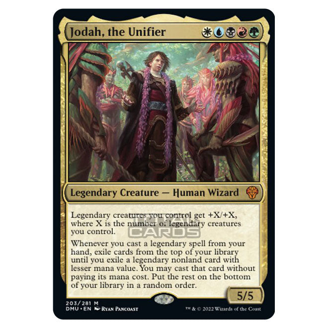Magic The Gathering - Dominaria United - Jodah, the Unifier - 203/281 Magic The Gathering - Dominaria United - Jodah, the Unifier - 203/281