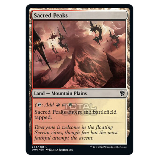 Magic The Gathering - Dominaria United - Sacred Peaks - 254/281