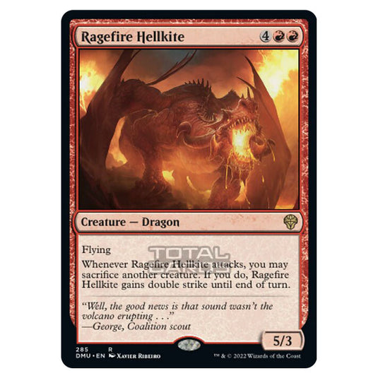 Magic The Gathering - Dominaria United - Ragefire Hellkite - 285/281