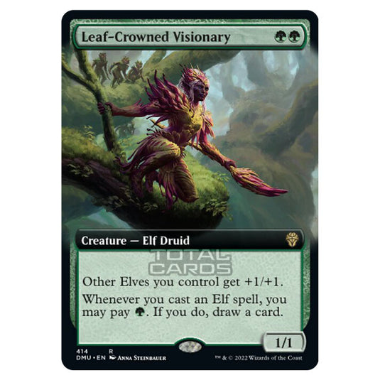Magic The Gathering - Dominaria United - Leaf-Crowned Visionary - 414/281