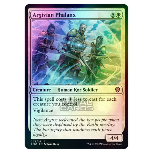 Magic The Gathering - Dominaria United - Argivian Phalanx - 005/281 (Foil)