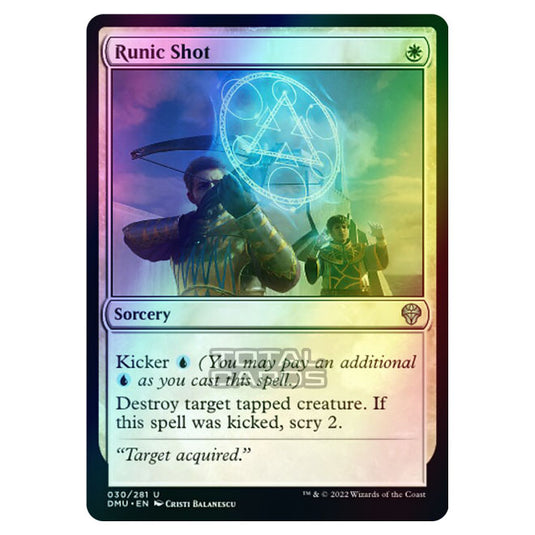 Magic The Gathering - Dominaria United - Runic Shot - 030/281 (Foil)