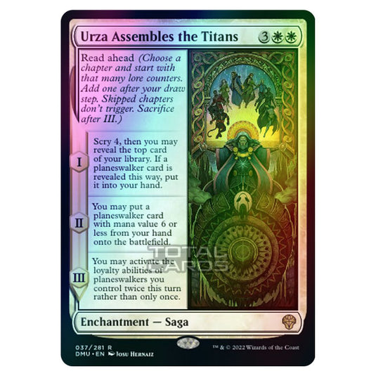 Magic The Gathering - Dominaria United - Urza Assembles the Titans - 037/281 (Foil)