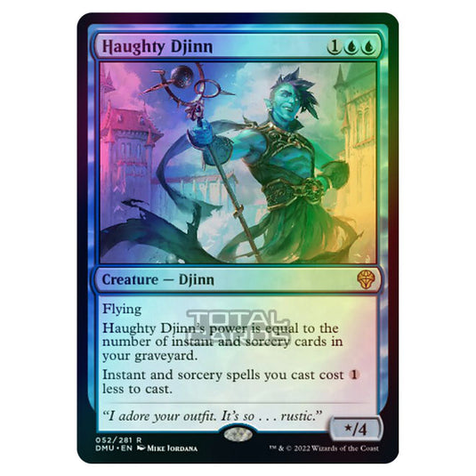 Magic The Gathering - Dominaria United - Haughty Djinn - 052/281 (Foil)