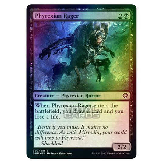 Magic The Gathering - Dominaria United - Phyrexian Rager - 099/281 (Foil)