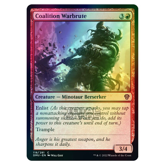 Magic The Gathering - Dominaria United - Coalition Warbrute - 118/281 (Foil)