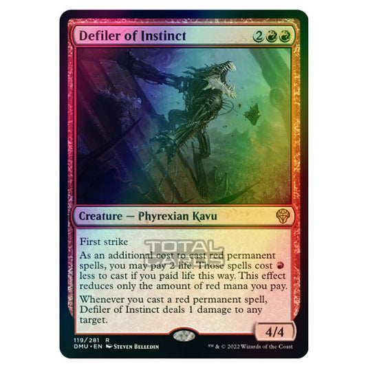 Magic The Gathering - Dominaria United - Defiler of Instinct - 119/281 (Foil)