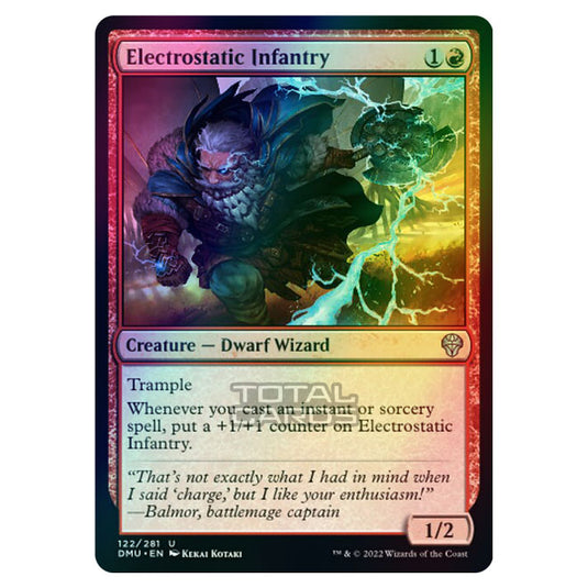 Magic The Gathering - Dominaria United - Electrostatic Infantry - 122/281 (Foil)
