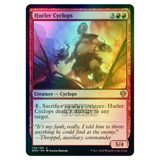 Magic The Gathering - Dominaria United - Hurler Cyclops - 130/281 (Foil)