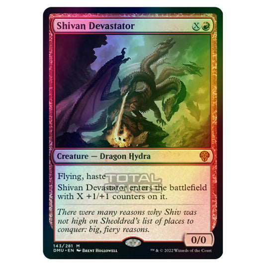 Magic The Gathering - Dominaria United - Shivan Devastator - 143/281 (Foil)
