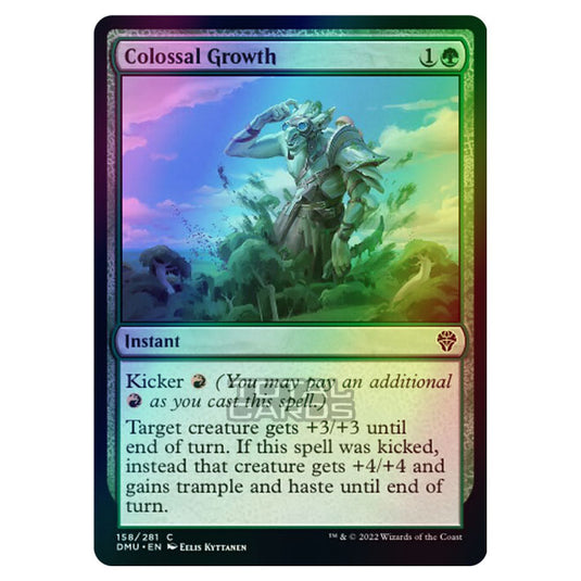 Magic The Gathering - Dominaria United - Colossal Growth - 158/281 (Foil)