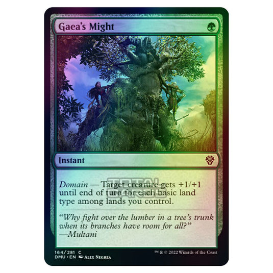 Magic The Gathering - Dominaria United - Gaea's Might - 164/281 (Foil)
