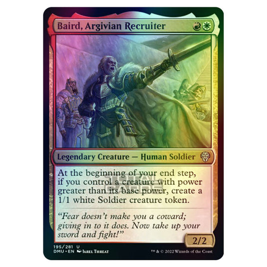 Magic The Gathering - Dominaria United - Baird, Argivian Recruiter - 195/281 (Foil)