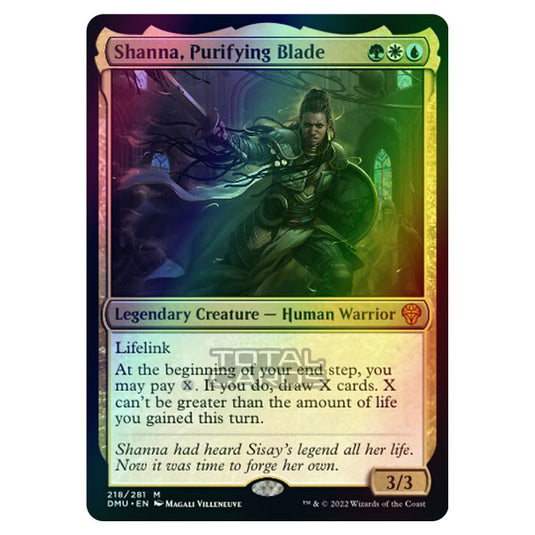Magic The Gathering - Dominaria United - Shanna, Purifying Blade - 218/281 (Foil)