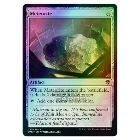 Magic The Gathering - Dominaria United - Meteorite - 235/281 (Foil)