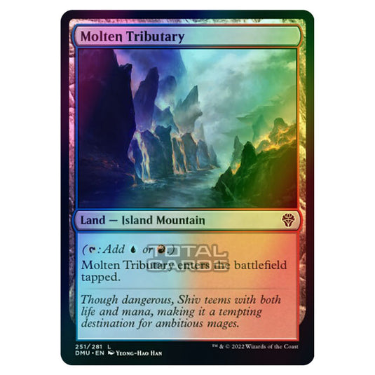 Magic The Gathering - Dominaria United - Molten Tributary - 251/281 (Foil)