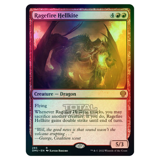 Magic The Gathering - Dominaria United - Ragefire Hellkite - 285/281 (Foil)