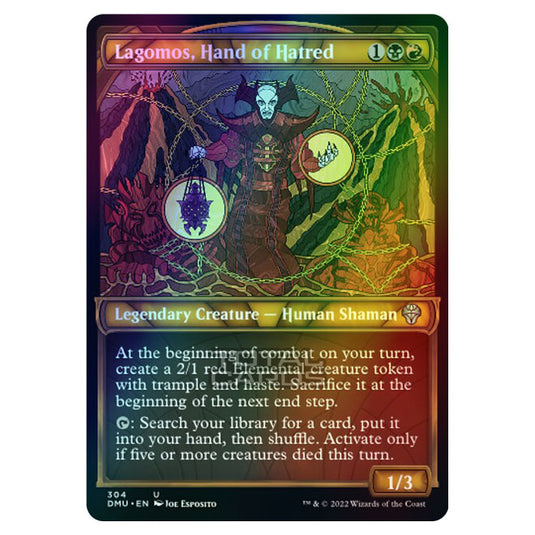 Magic The Gathering - Dominaria United - Lagomos, Hand of Hatred - 304/281 (Foil)